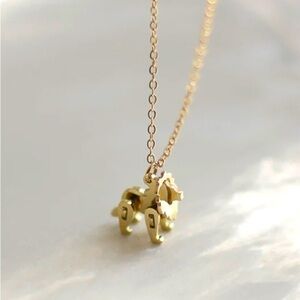 14K Gold Plated Lion “3 Dimensional Puzzle” Pendant Necklace